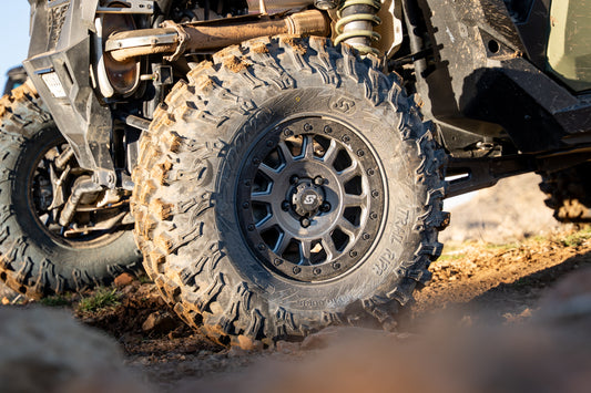Sedona Adapt Wheel 15x7 5+2 Matte Gun Metal Grey - Dual - Drilled ATV/UTV Beadlock Rim - Kelly Motorsports