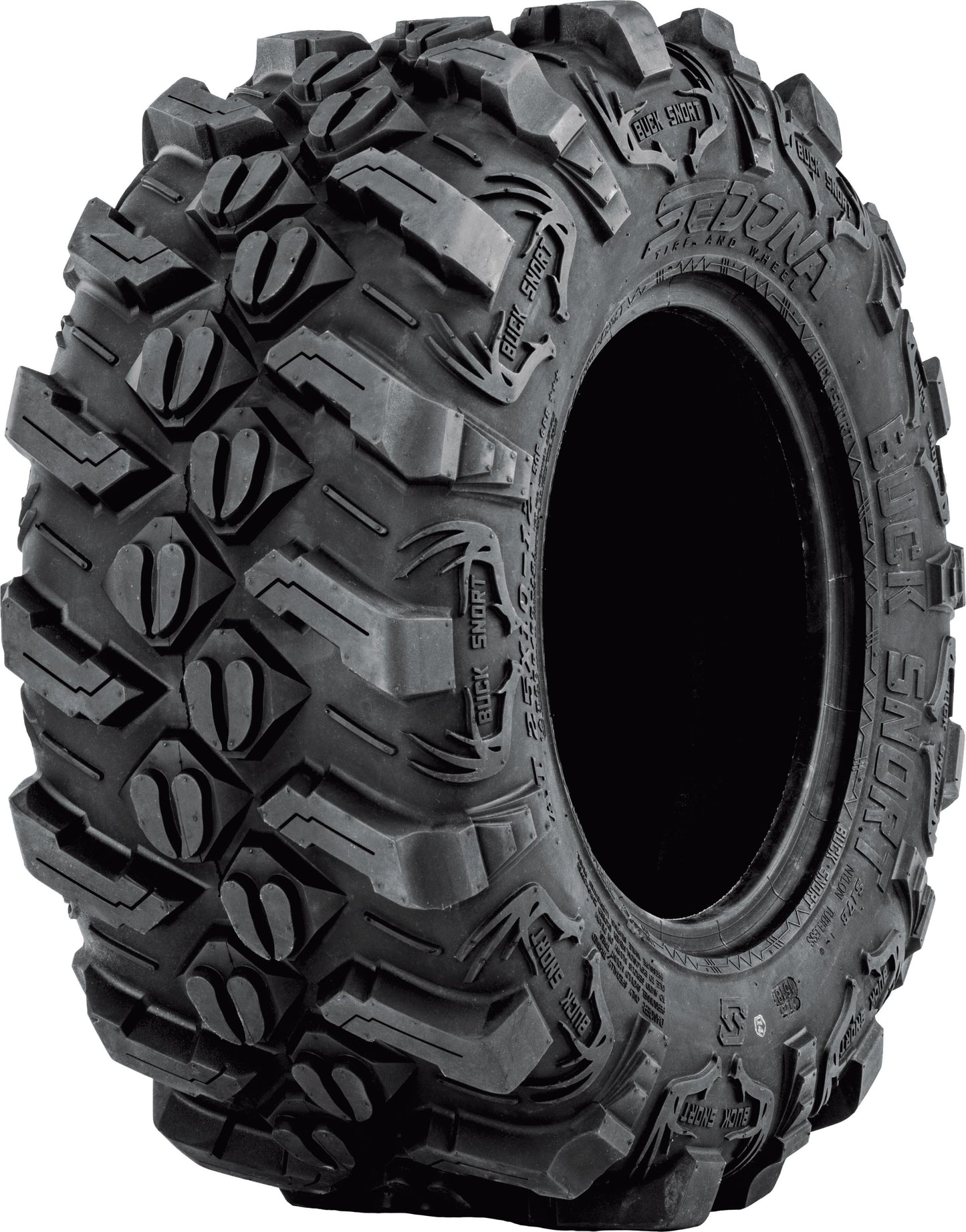 Sedona Buck Snort 27x11 - 14 Bias Tire with 6 - Ply Rated Construction and Deer Hoof Tread Design - Kelly Motorsports