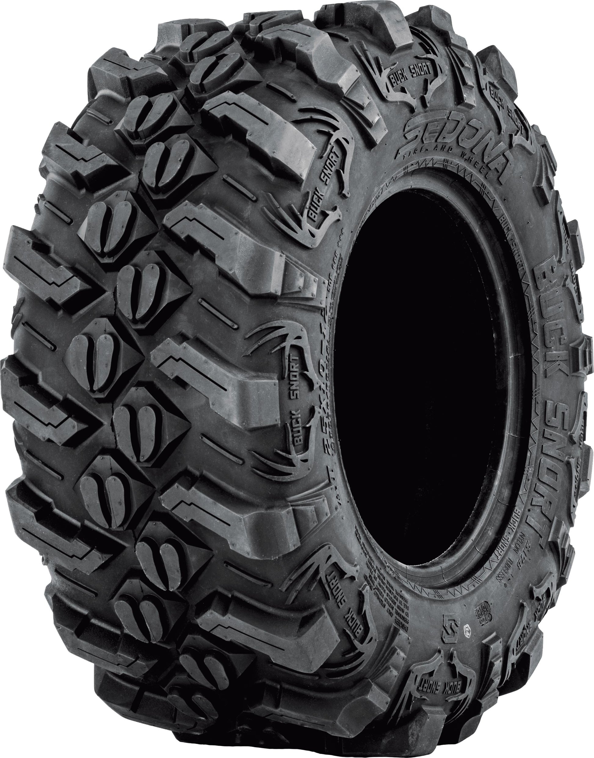 Sedona Buck Snort 27x11 - 14 Bias Tire with 6 - Ply Rated Construction and Deer Hoof Tread Design - Kelly Motorsports