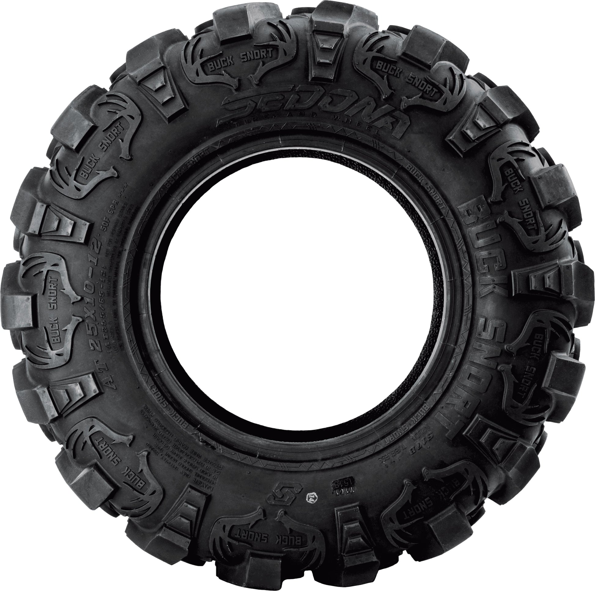 Sedona Buck Snort 27x11 - 14 Bias Tire with 6 - Ply Rated Construction and Deer Hoof Tread Design - Kelly Motorsports