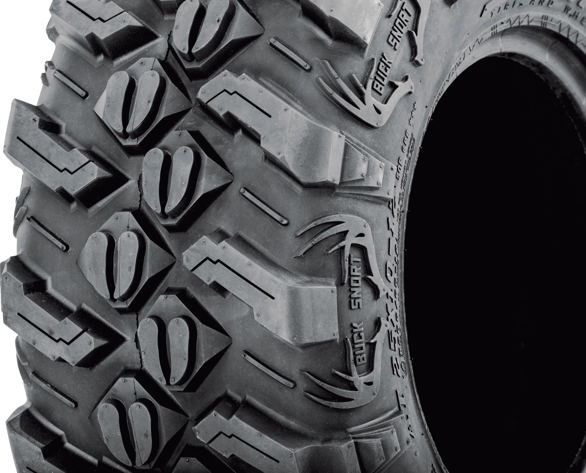 Sedona Buck Snort 27x11 - 14 Bias Tire with 6 - Ply Rated Construction and Deer Hoof Tread Design - Kelly Motorsports