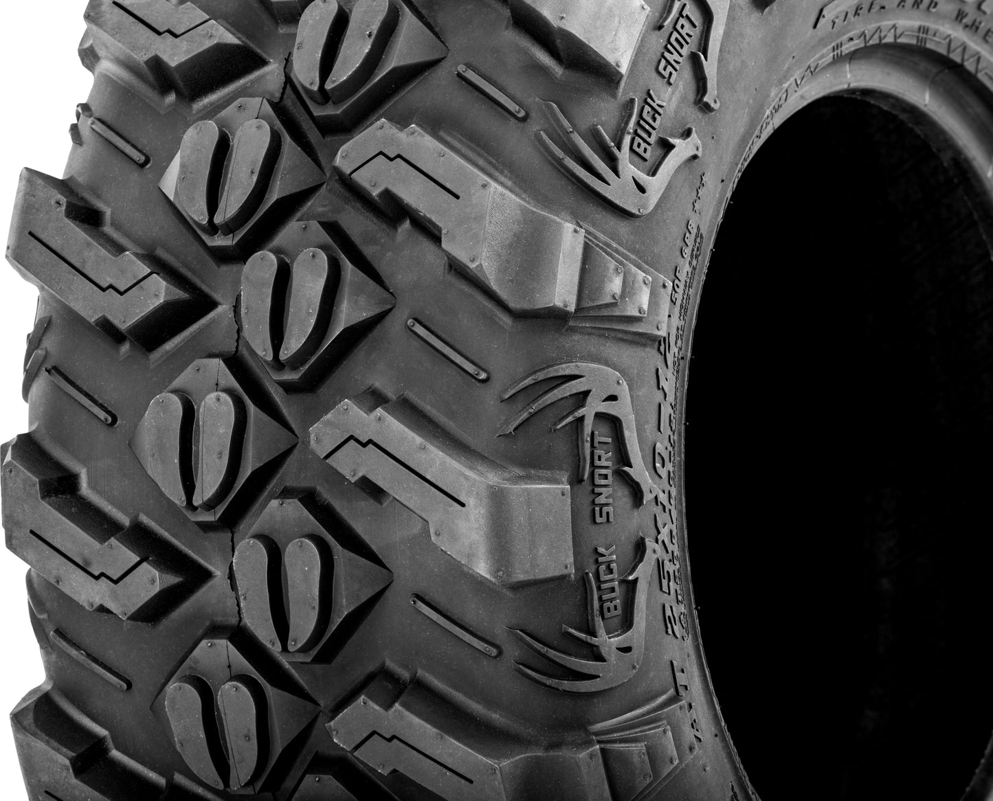 Sedona Buck Snort 27x9 - 14 Bias Tire - 6 Ply Rated with Trail - Leaving Tread Design - Kelly Motorsports