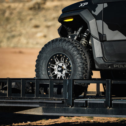 Sedona Clutch Beadlock Wheel 14x7 Gunmetal and Black for ATV/UTV - Part A - S24G - 47037+10 - Kelly Motorsports