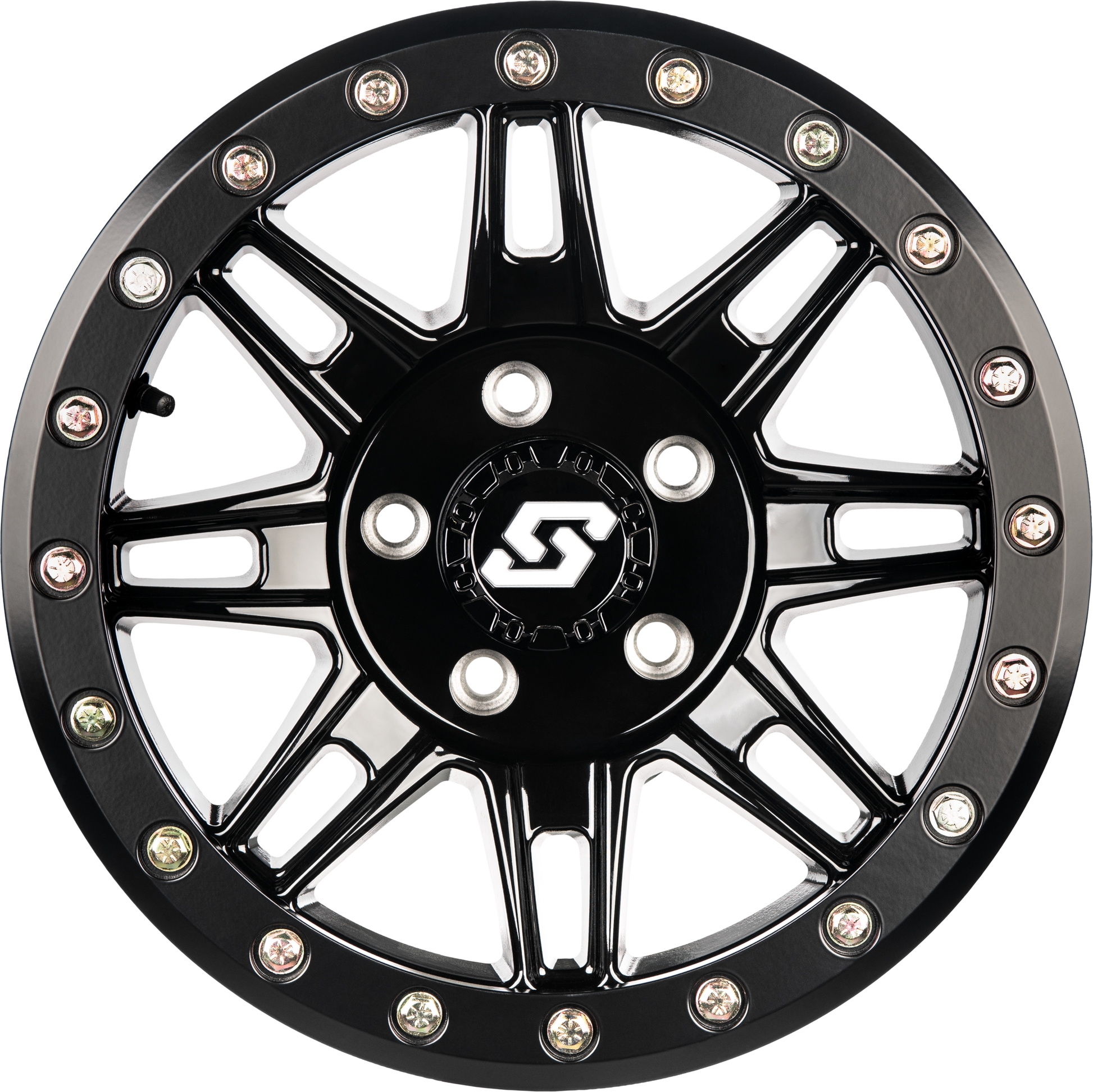 Sedona Clutch Beadlock Wheel 15x7 - Black with +10mm Offset - Kelly Motorsports