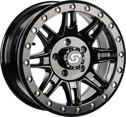 Sedona Clutch Beadlock Wheel 15x7 - Black with +10mm Offset - Kelly Motorsports