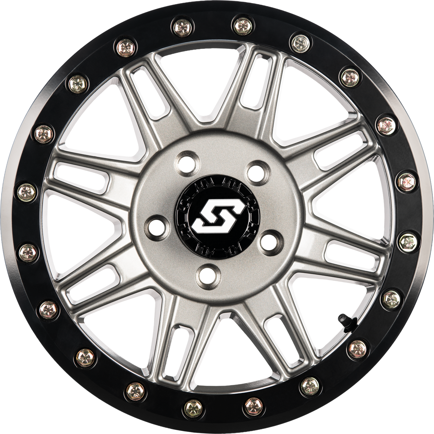Sedona Clutch Beadlock Wheel 15x7 Gunmetal/Black - Part A - S24G - 57012+25 - Kelly Motorsports