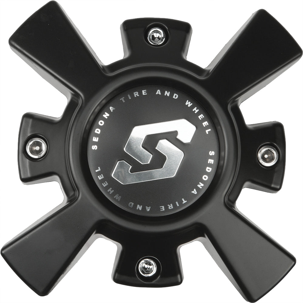 Sedona CPS - A81 - B Riot Wheel Replacement Cap in Satin Black - Kelly Motorsports