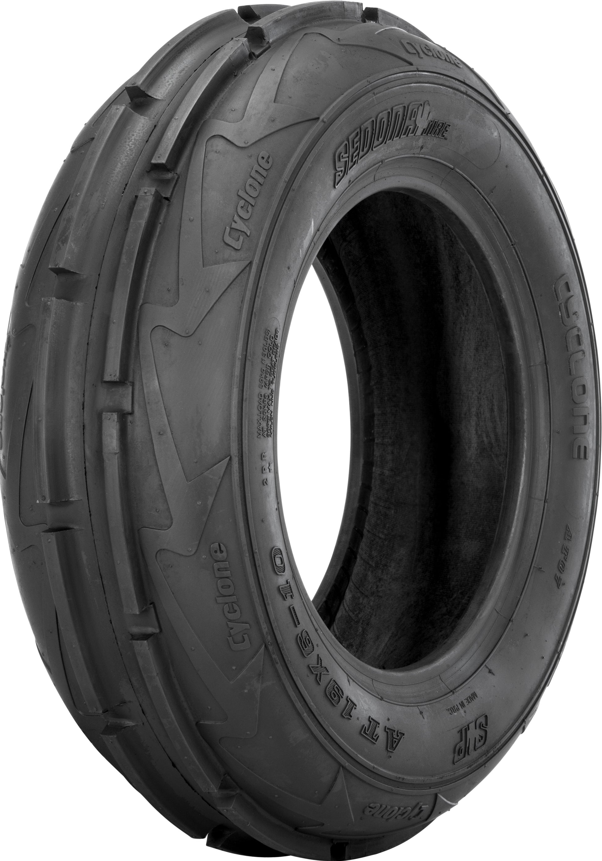 Sedona Cyclone Rib 21x7 - 10 Bias Tire Part Number CY21710 for Off - Road Vehicles - Kelly Motorsports