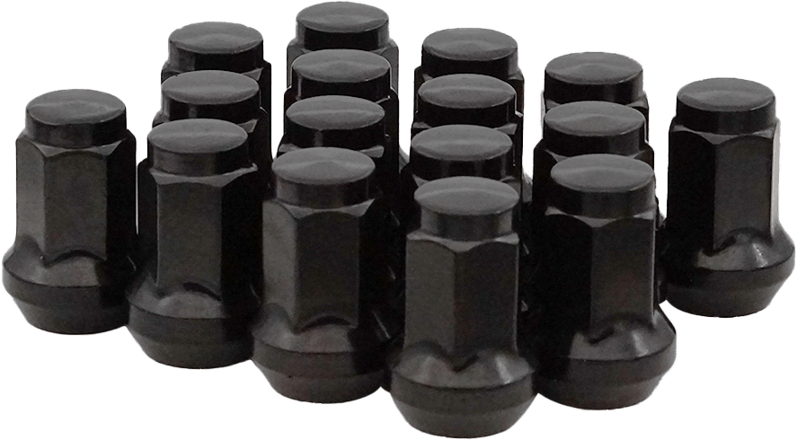 Sedona DFC-54010B 10mm x 1.25 Tapered Lug Nuts in Black, 14mm Hex, Pack of 16 - Kelly Motorsports