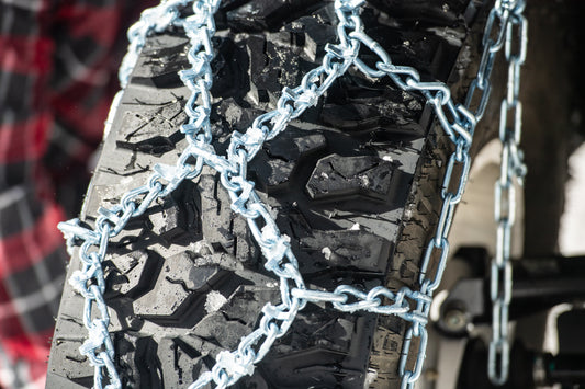 Sedona Diamond V Bar Snow Chains 32 Inch - Enhanced Traction for Snow and Ice - Kelly Motorsports