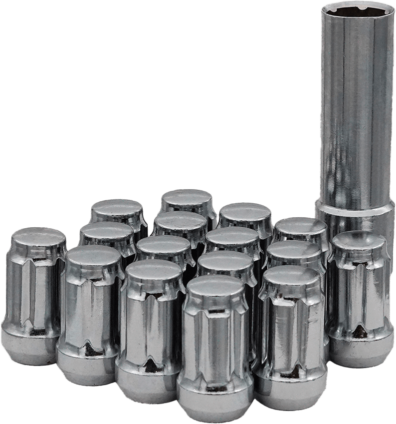 Sedona DPC54125B 12mm x 1.25 Tapered Lug Nuts, 16 Pack with Splined Design - Kelly Motorsports
