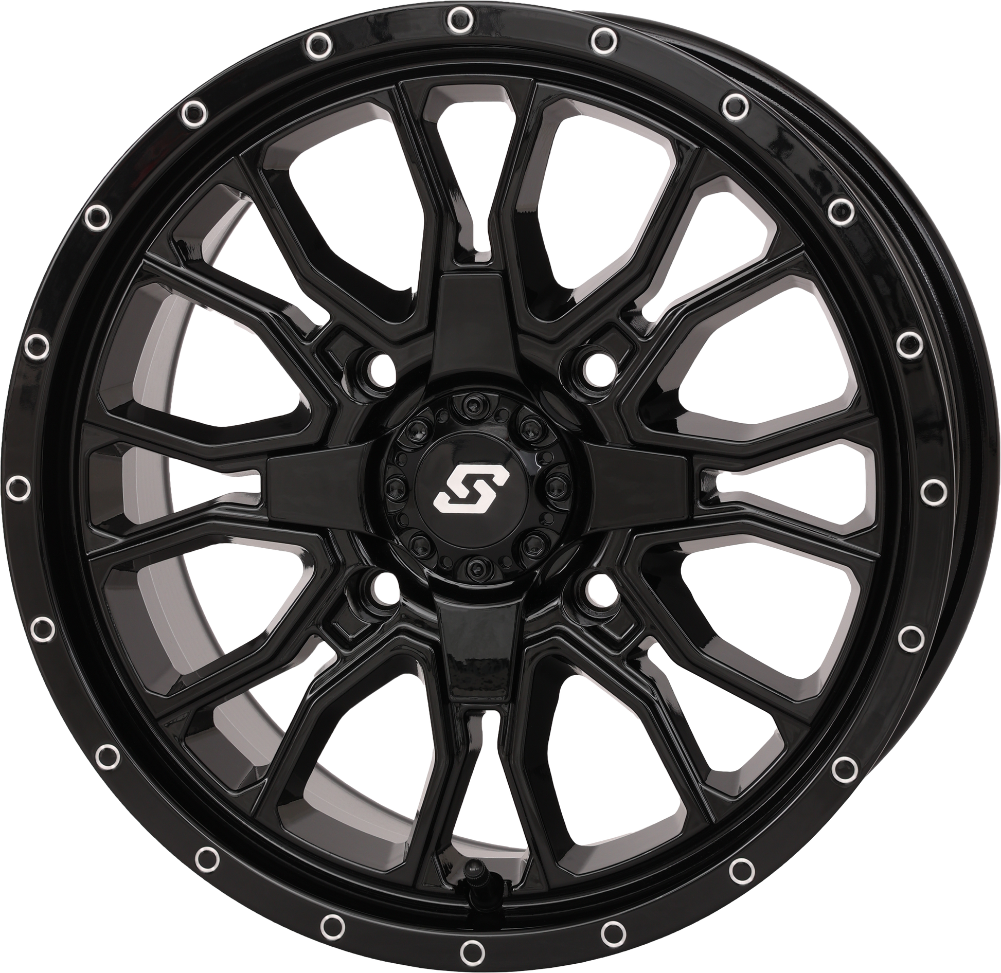 Sedona Fusion DD Wheel 15x7 - Gloss Black with Dual - Drilled Bolt Pattern Compatibility - Kelly Motorsports