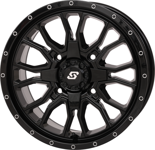 Sedona Fusion DD Wheel 15x7 - Gloss Black with Dual - Drilled Bolt Pattern Compatibility - Kelly Motorsports