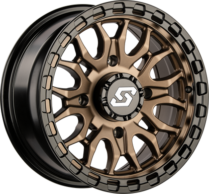 Sedona Ignition Wheel 14x7 Inch Bronze and Black Finish - Part A - S28Z - 47056+10 - Kelly Motorsports