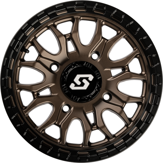 Sedona Ignition Wheel 14x7 Inches Bronze & Black - Model A - S28Z - 47037+10 - Kelly Motorsports