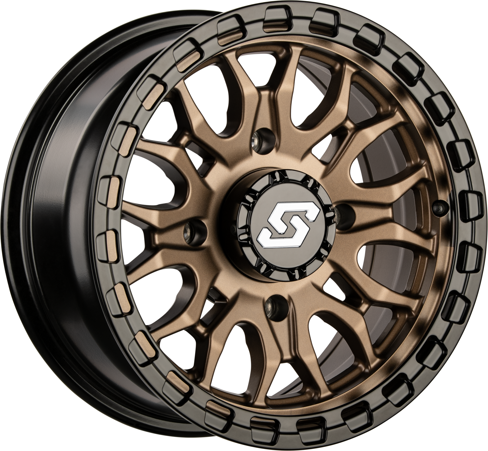 Sedona Ignition Wheel 14x7 Inches Bronze & Black - Model A - S28Z - 47037+10 - Kelly Motorsports