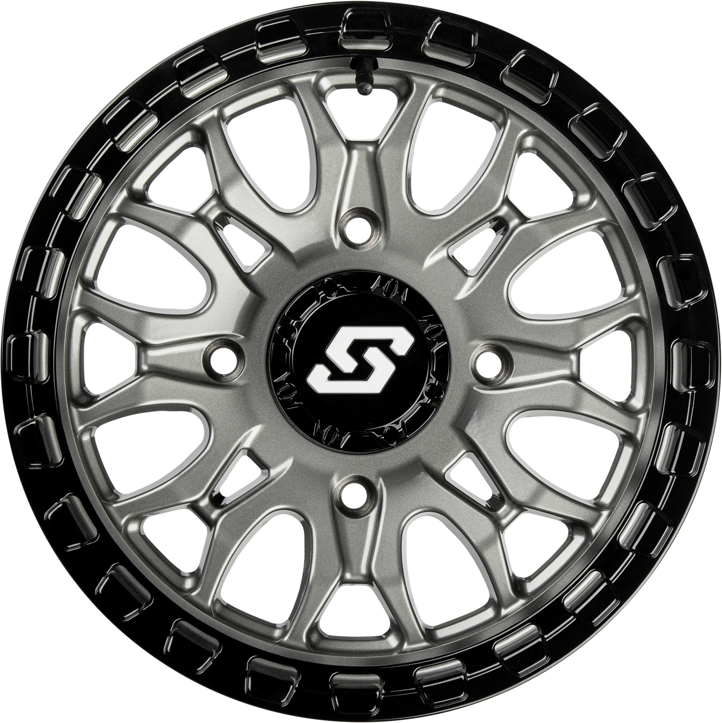 Sedona Ignition Wheel 15x7 Inch 4/137 Bolt Pattern +10mm in Gunmetal/Black - Kelly Motorsports