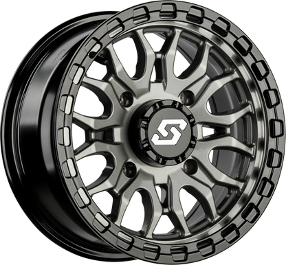 Sedona Ignition Wheel 15x7 Inch 4/137 Bolt Pattern +10mm in Gunmetal/Black - Kelly Motorsports