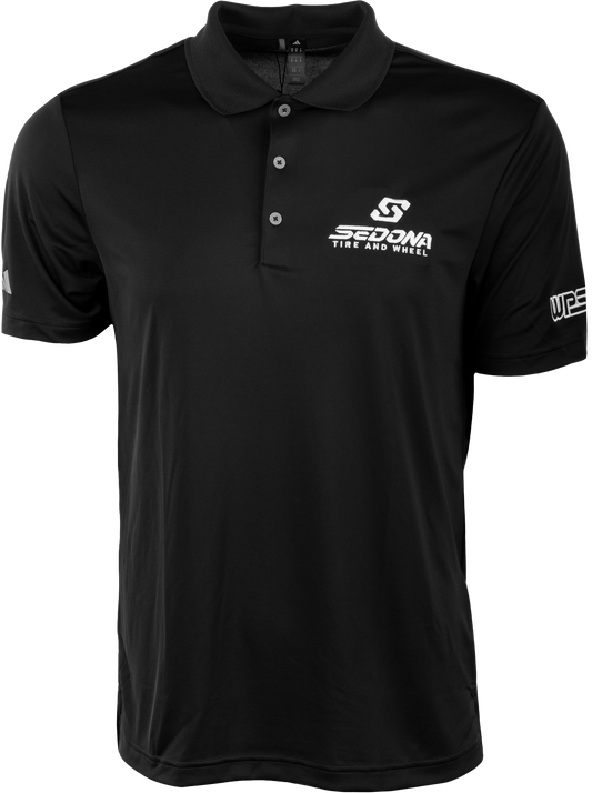 Sedona Polo Black/White Small - Comfortable and Stylish Men’s Polo Shirt - Kelly Motorsports