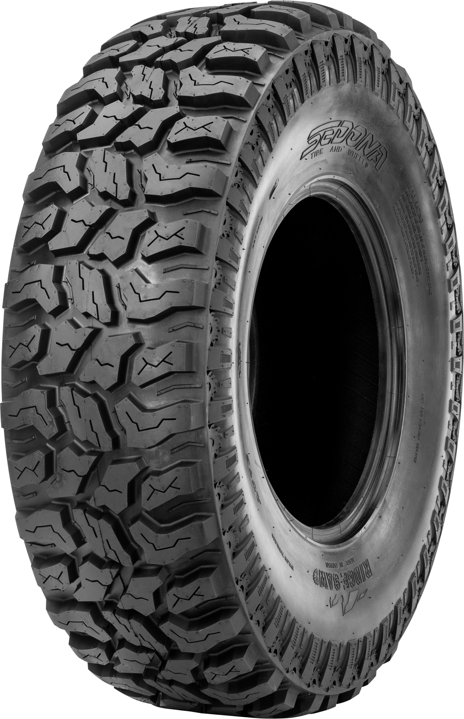 Sedona Ridge Saw 2.0 24x8 12 Bias Tire with 8 - Ply Radial Carcass for UTVs - Kelly Motorsports