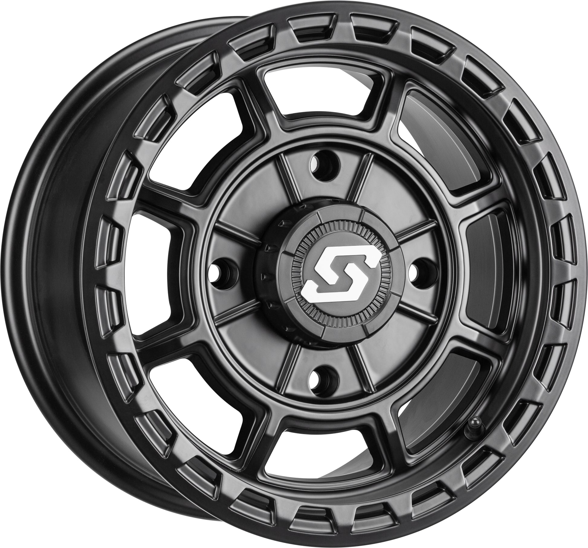 Sedona Rift Wheel 15x6 4/156 5+1 Offset in Black - Part A22B - 56056+40S - Kelly Motorsports