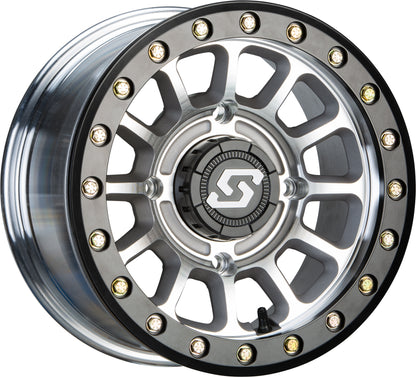 Sedona Sano Beadlock Wheel 14x7 - 4/156 Bolt Pattern with 6+1 Offset in Black or Machined Finish - Kelly Motorsports