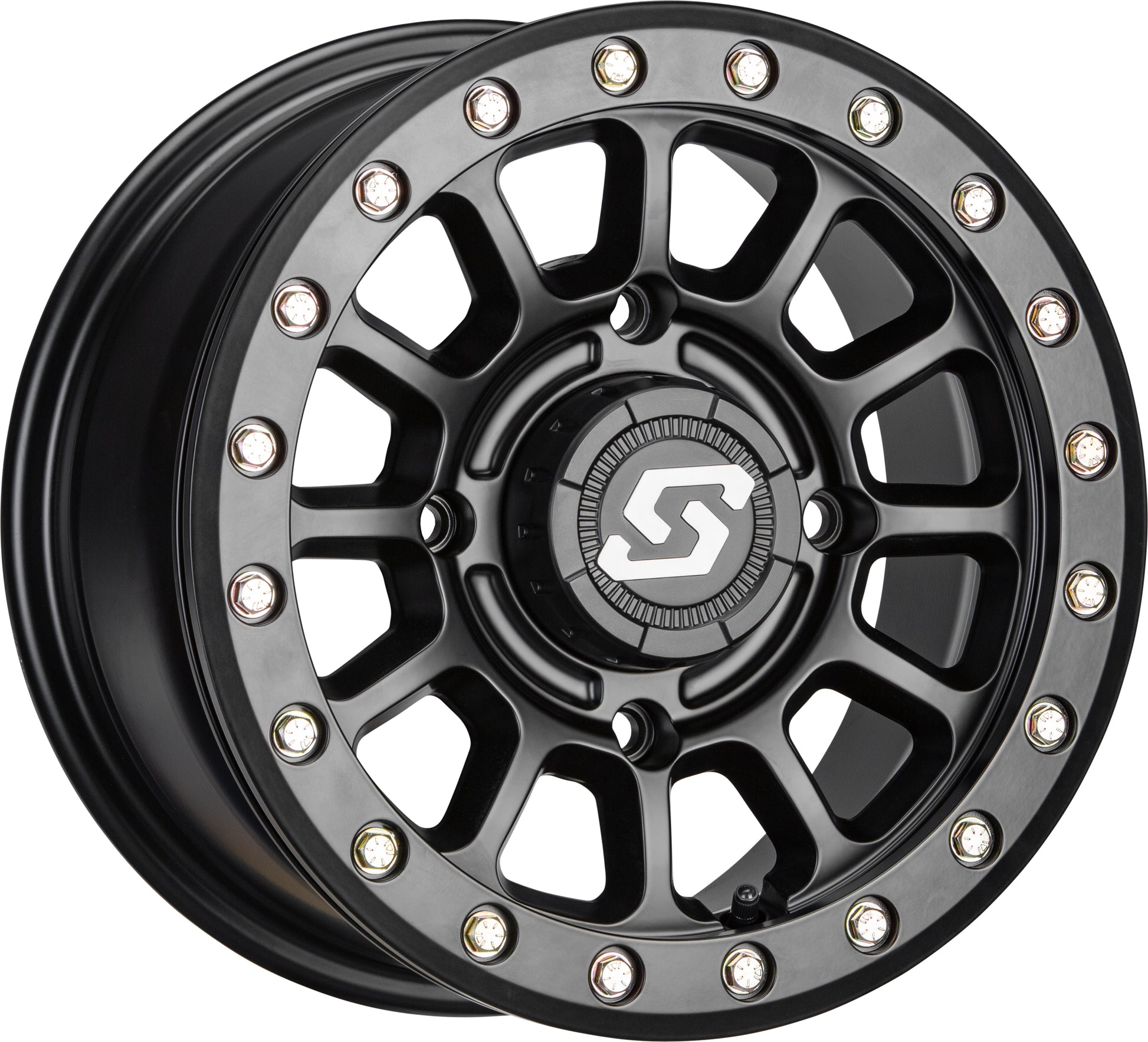 Sedona Sano Beadlock Wheel 15x6 - 4/137 Bolt Pattern, 5+1 Offset, Black - Kelly Motorsports