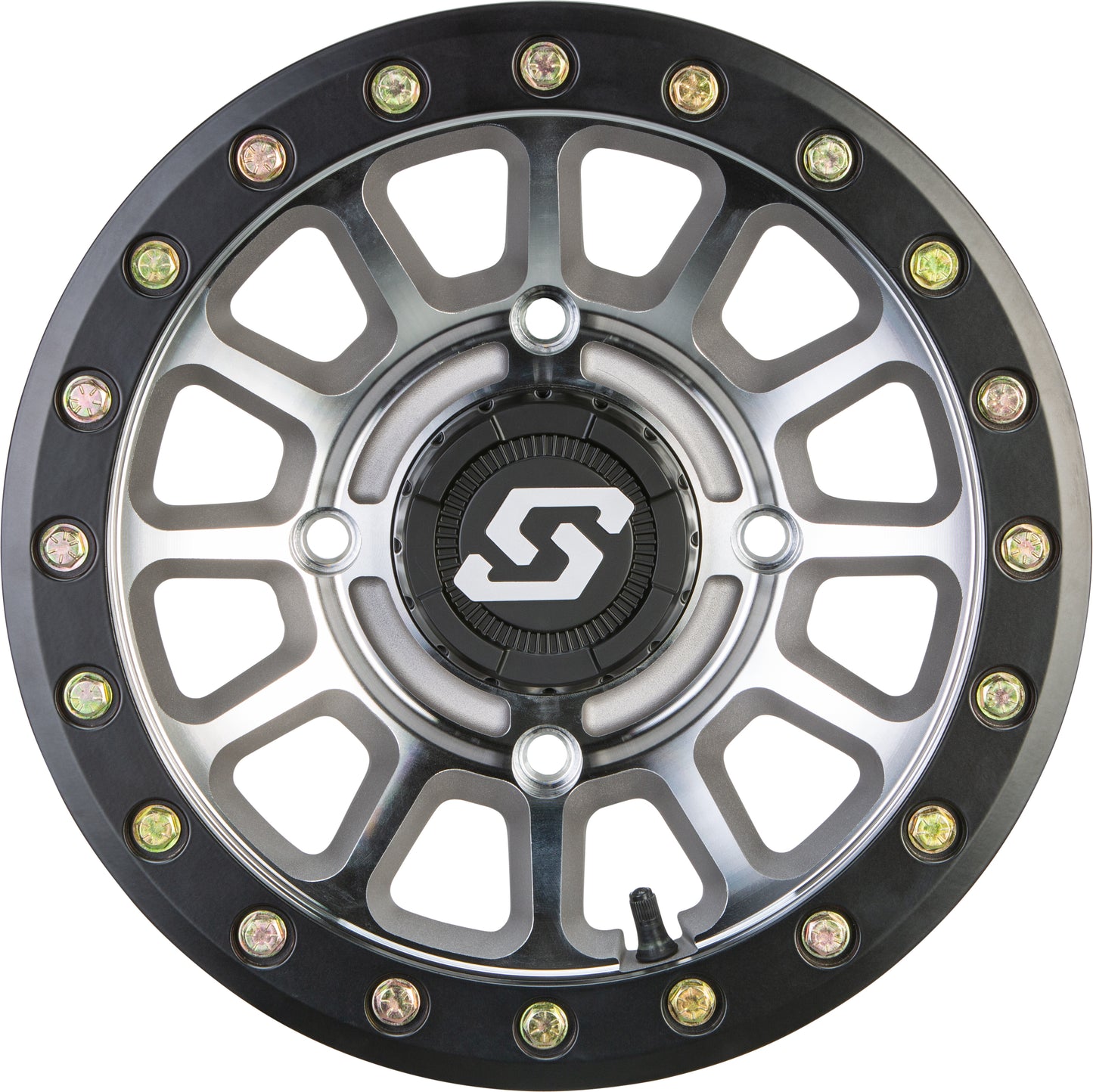Sedona Sano Beadlock Wheel 15x6 Inch for ATV/UTV – Race - Inspired Design with Heavy - Duty Construction - Kelly Motorsports