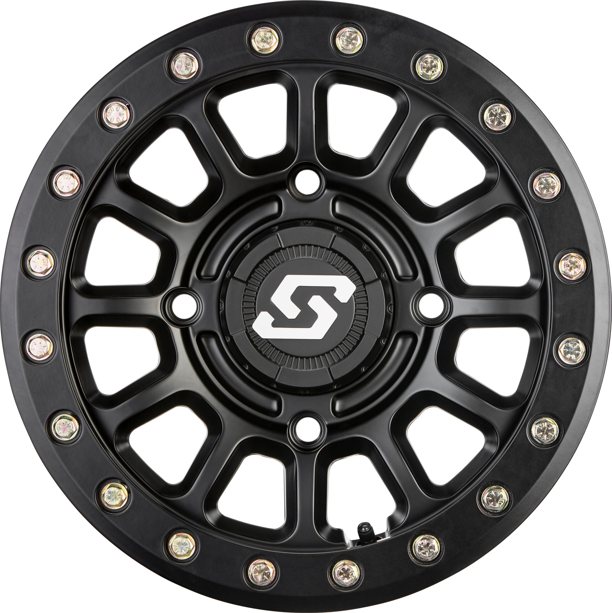 Sedona Sano Beadlock Wheel 15x6 with 4/156 Bolt Pattern - Black - Kelly Motorsports