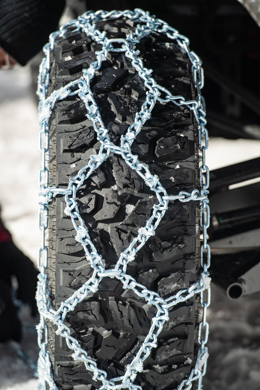 Sedona SC "30" Diamond V Bar Snow Chains – 30 Inch with Ultra - Traction V - Bar Cleats - Kelly Motorsports