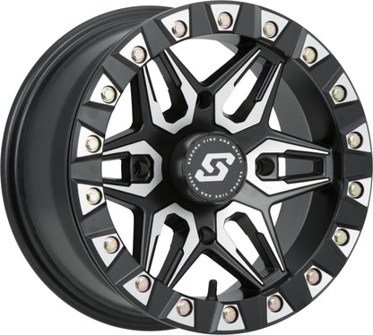 Sedona Split 6 Beadlock Wheel 14x7 inches for ATV/UTV - Part Number A72M - 47037 - 52S - Kelly Motorsports