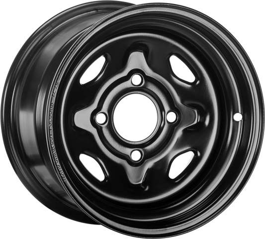 Sedona Steel 12x7 Inch Wheel Part Number 570 - 9005 with Black Finish - Kelly Motorsports