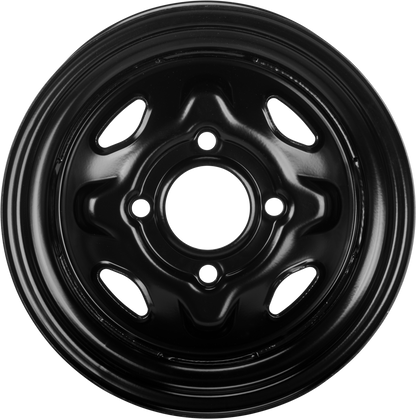 Sedona Steel 12x7 Wheel with 4/110 Bolt Pattern and Black Finish - Part 570 - 9003 - Kelly Motorsports
