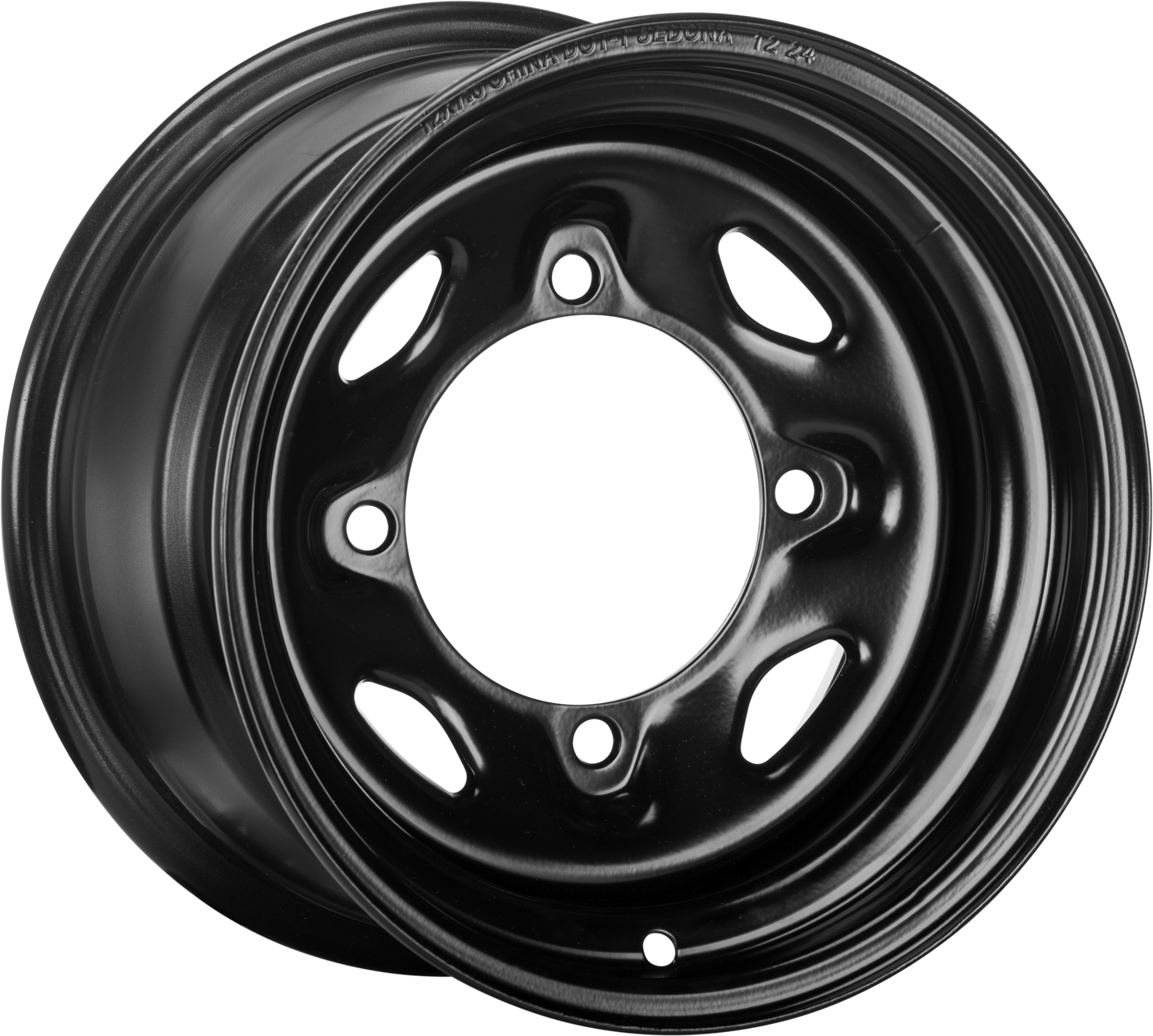 Sedona Steel 12x7 Wheel with 4+3 Bolt Pattern and Tapered Lug Nut Compatibility - Kelly Motorsports