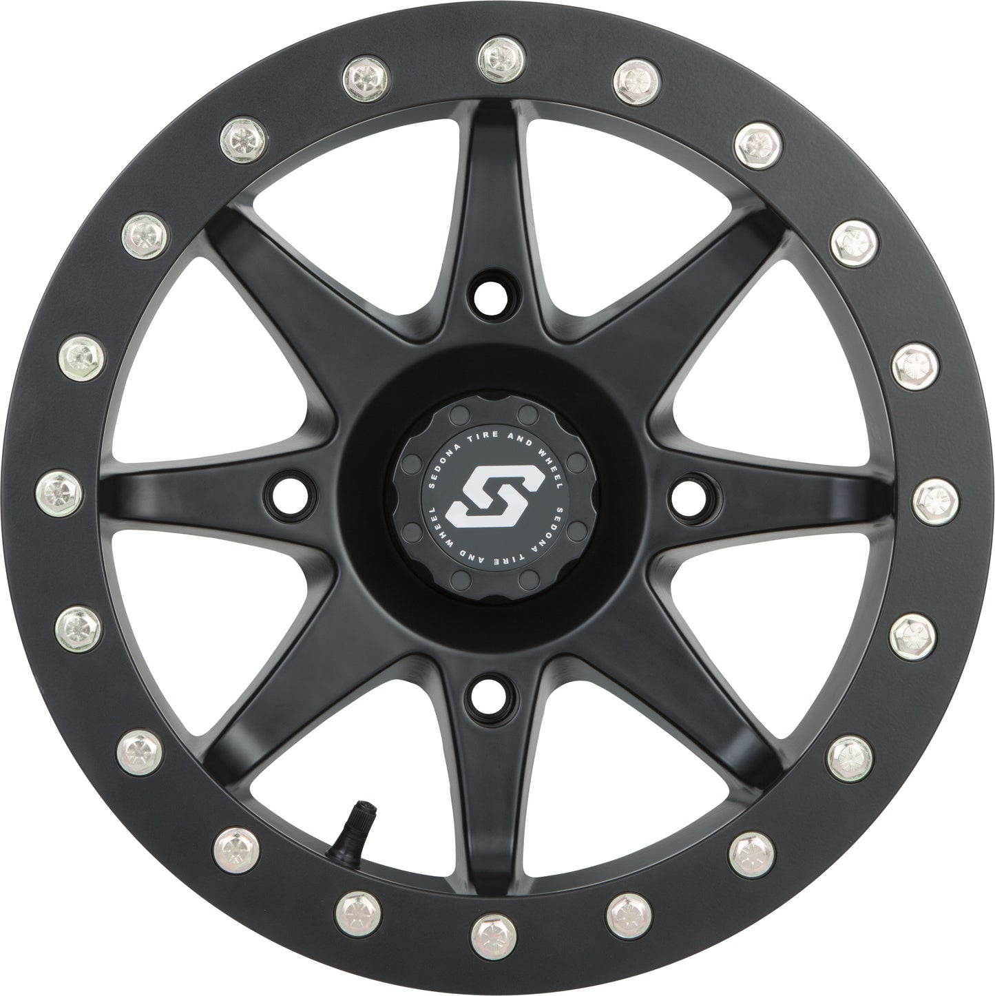 Sedona Storm Beadlock Wheel 14x7 Inches for ATV/UTV - Black - Kelly Motorsports