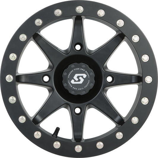Sedona Storm Beadlock Wheel 14x7 Inches for ATV/UTV - Black - Kelly Motorsports