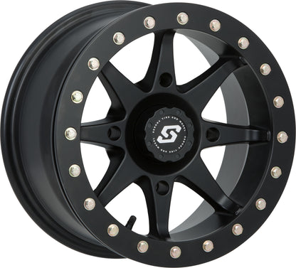 Sedona Storm Beadlock Wheel 14x7 Inches for ATV/UTV - Black - Kelly Motorsports