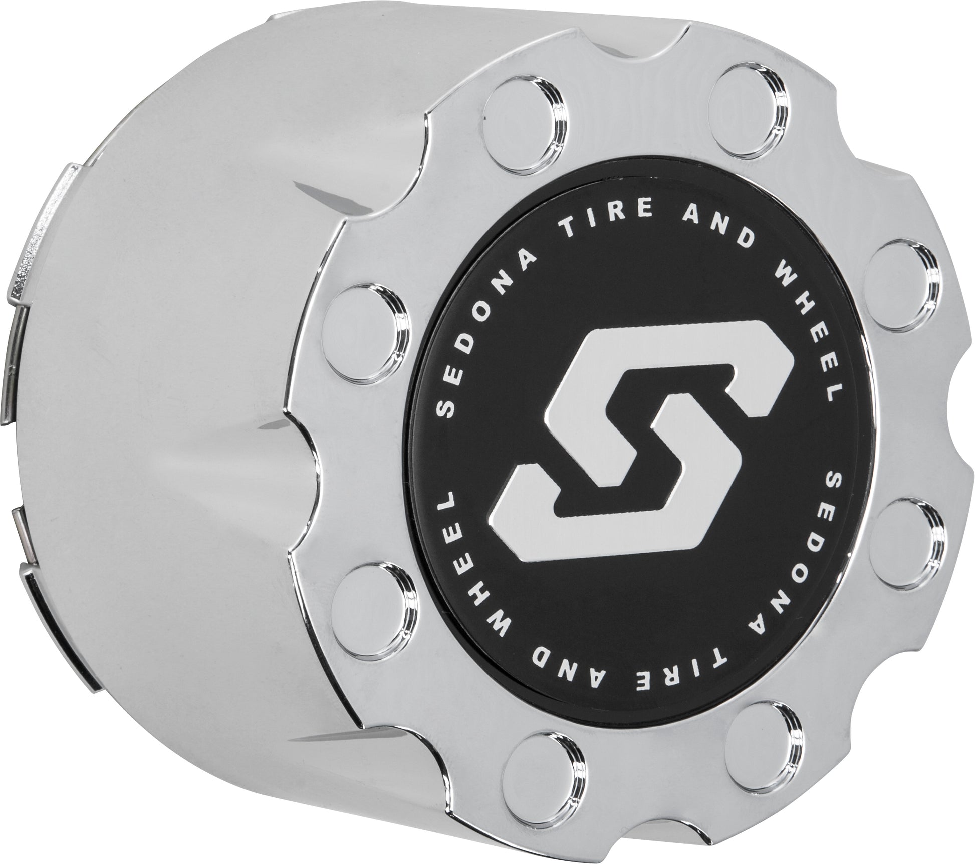 Sedona Storm Wheel Replacement Cap Chrome - Part Number CP - A8 - 110S - Kelly Motorsports