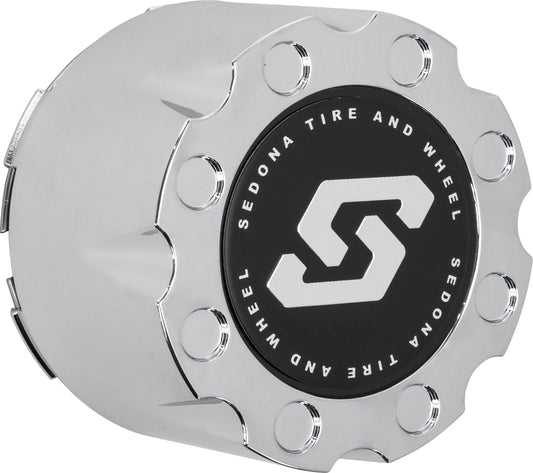 Sedona Storm Wheel Replacement Cap Chrome - Part Number CP - A8 - 110S - Kelly Motorsports