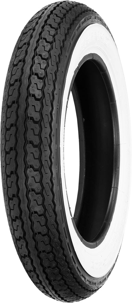 Shinko 87 - 4250 Tire 550 Series Whitewall for Classic Scooters - 3.50/8 Bias Ply - Kelly Motorsports