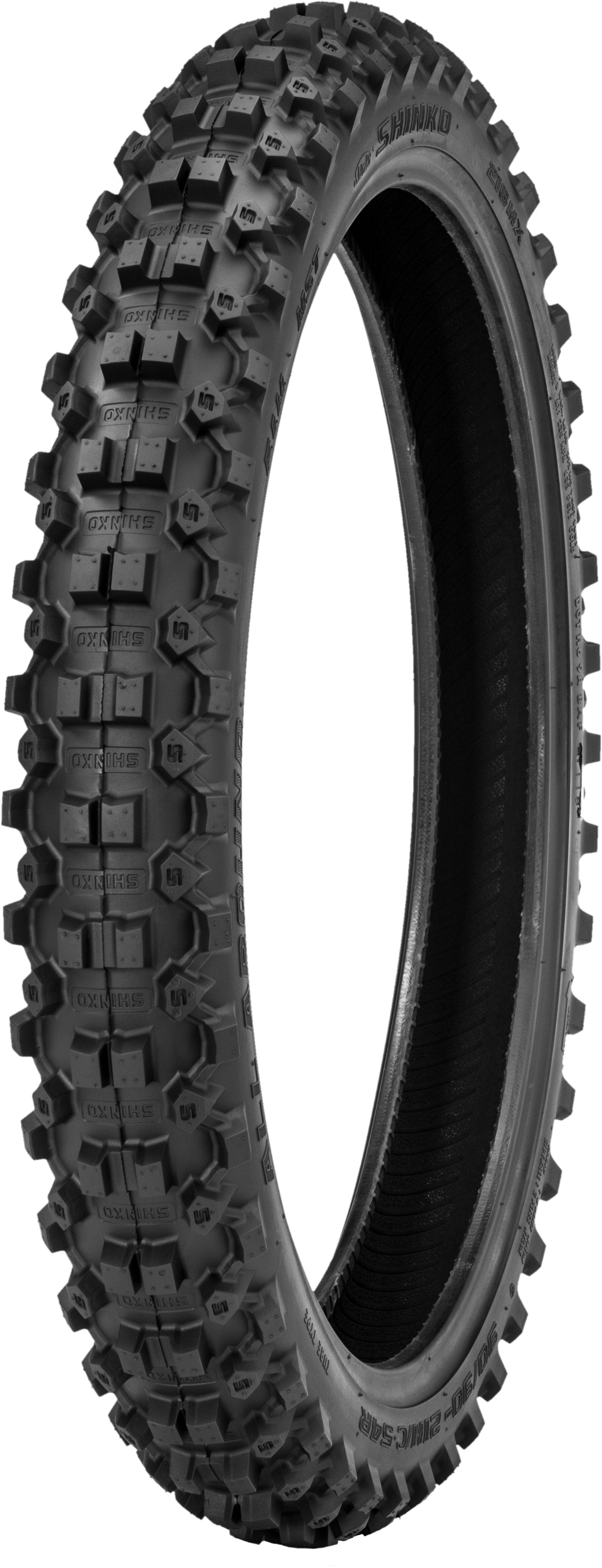 SHINKO 87 - 4731 Tire 216MX Series Front 90/90 - 21 54R Bias TT for Offroad and Enduro Bikes - Kelly Motorsports