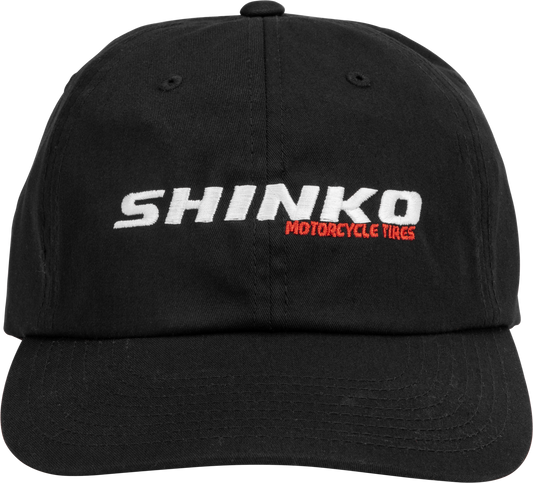 Shinko Black Dad Hat - Classic Snapback with Adjustable Fit - Kelly Motorsports