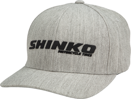 Shinko Flexfit Hat Grey Sm/Md - Comfortable Fit and Stylish Design - Kelly Motorsports