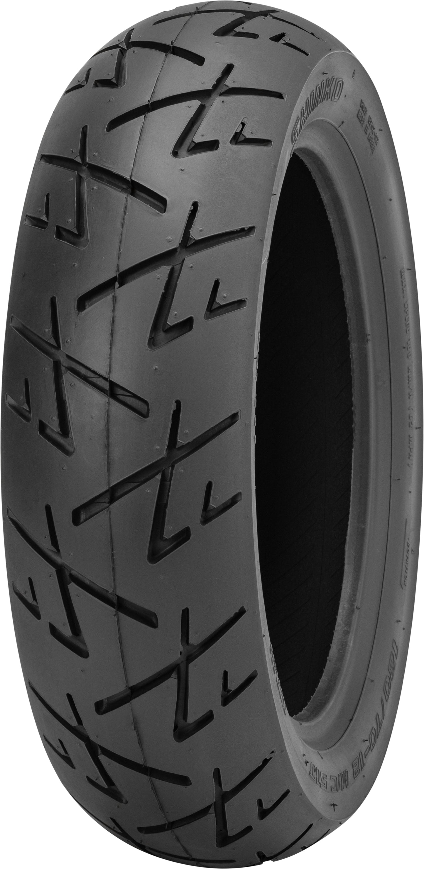 SHINKO SR009 Raven Rear 120/70 - 12 Motorcycle Tire - Long Life and Superior Grip - Kelly Motorsports