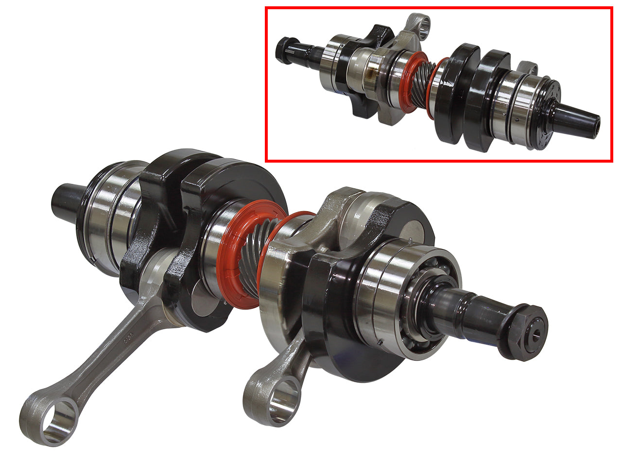 SP1 Crankshaft Assembly for Ski - Doo E - TEC 800R (Part SM - 09378) - Kelly Motorsports