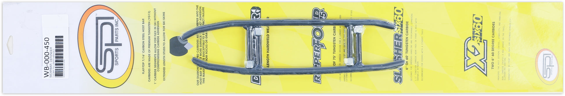 SP1 Defender Wearbar S D S/M for Ski - Doo Models – Durable Carbon Steel Construction with Tungsten Carbides - Kelly Motorsports