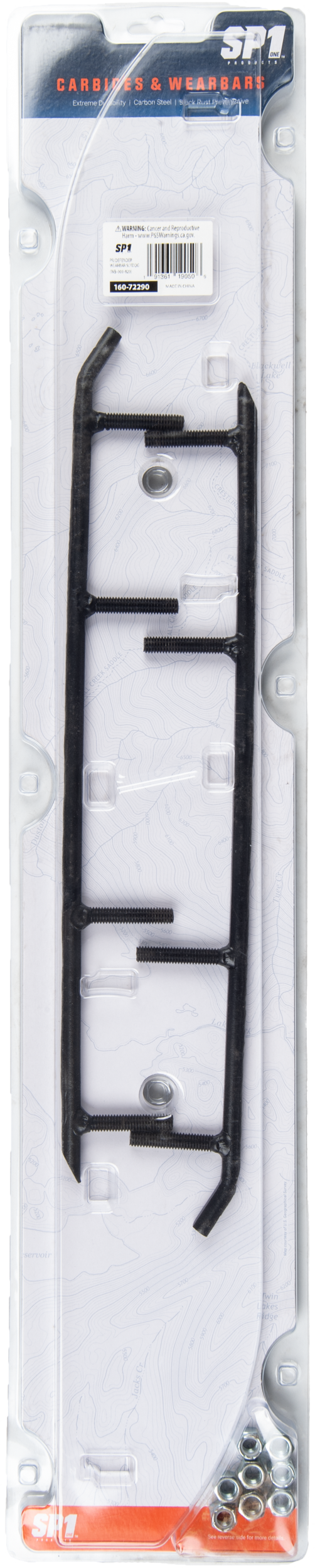 SP1 Defender Wearbar Sly S/M - Heavy - Duty Ski Edge Protector with Tungsten Carbides - Kelly Motorsports