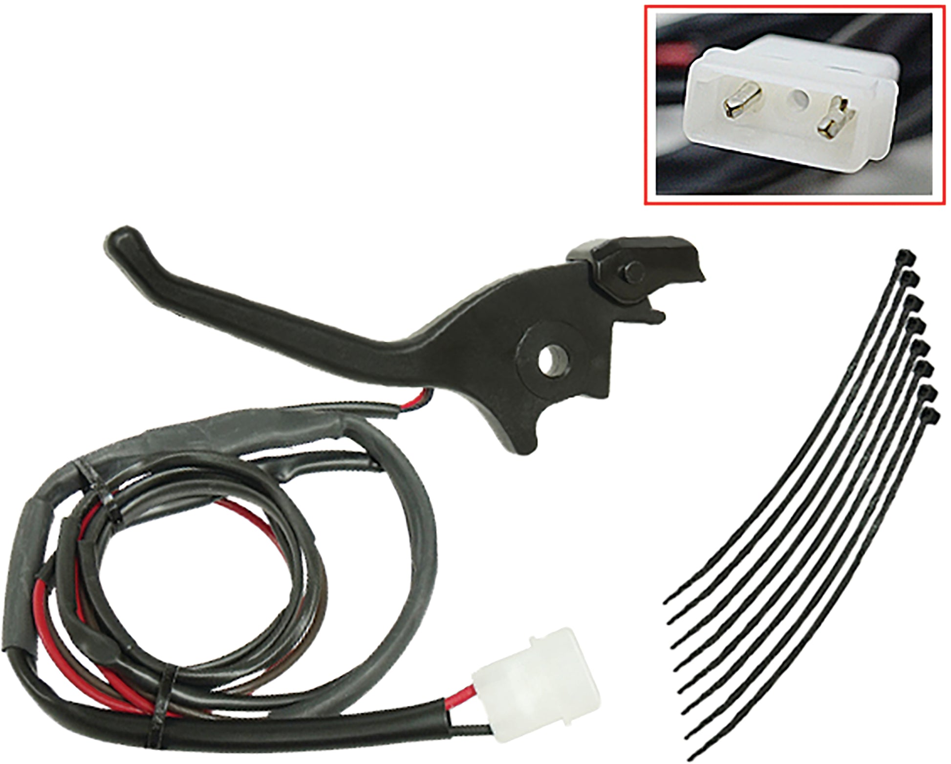 SP1 Heated Brake Lever for Polaris 600 and 800 Models - Part Number SM - 08581 - Kelly Motorsports