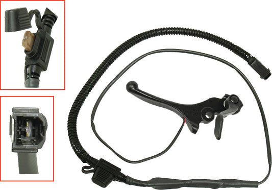 SP1 Heated Brake Lever for Ski - Doo Expedition 600 HO SDI and LE 1200 Models - Part SM - 08582 - Kelly Motorsports