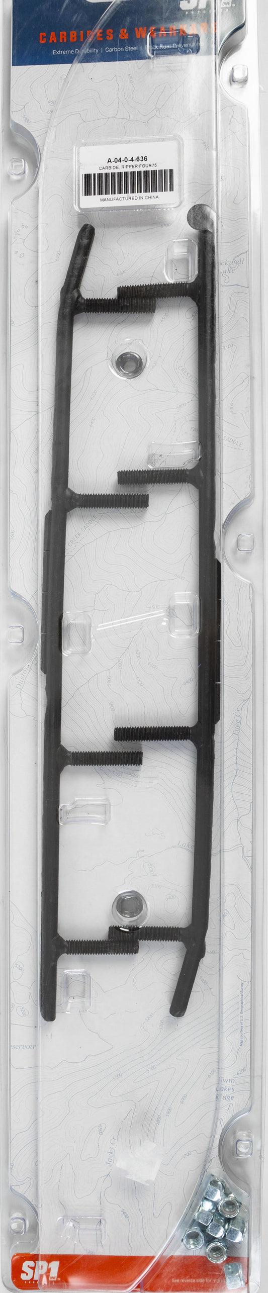 SP1 Ripper Four75 Carbides for Yamaha Mountain Max and SRX Models - Part Number A - 04 - 0 - 4 - 636 - Kelly Motorsports